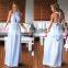 Solid Free Matching Chiffon Chic Maxi Dress