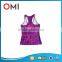 2016 Newest Design High Quality Women Fitness Yoga Wear Nylon Spandex Wholesale Running Singlet Yoga Tank Top