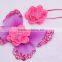 2016 popular boutique new born baby wings and flowers and headband sets photography props