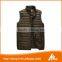 Wholesale winter men's super quality 100% polyester lightweight quilted vest