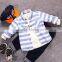 2017 Wholesale Spring Kids Wear Korean Style Striped Kids Boys t Shirt