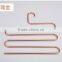 wholesale coat hangers with notches metal bulk clothes hanger wire hanger