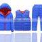 custom made new design casual children kids 3 pcs winter clothing sets(jacket+vest+pants)