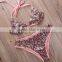 M862 Runwaylover 2016 Sexy Split Paillette Sequins Bikini Swimwear