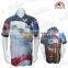 OEM Sublimated Fishing Jerseys Quick Dry With Zipper Fishing Jerseys Sublimation