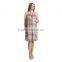2016 summer women dress printed chiffon loose ladies pregnant ankara maternity dress