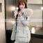 Walson Winter Ladies Lamb Fur Collar Slim Short Women Coat /women's down jacket