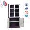 Henan Manufacture powder coating 4 door steel glass filing cabinet