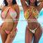 B22033A Europe women Sexy Ladies Sequin halter swimwear