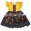 2017wholesale Halloween Girls Clothing Pumpkin Halloween Girls Dress