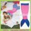 High quality crochet mermaid tail