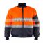 High visibility winter keep warm reflective work safety coat jacket
