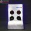 New design countertop hot-sale acrylic trumpet display with LED