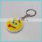 hot fashion emoji 24 styles of PVC emoji keychains