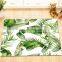 i@home bathroom polyester waterproof 3D digital green palm leaf print shower curtain