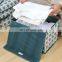 Hot selling colorful fabric clothing storage boxes with lid foldable storage box cubes