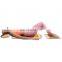Harbour Natural Linen Large Orange Acupressure Massage Mat and Pillow Set