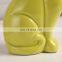 European modern animal yellow cute cat shape ceramic bedroom desk lights for home hotel