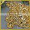 Garments Applique with Gold Beaded FHA-018