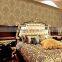 3D stereoscopic warm deep embossed European Damascus bedroom living room TV special PVC background -3d wall paper designer wal