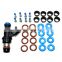 New Fuel Injector W/ Repair Service Kit Filter O-Ring Plastic Cap For Chevy GMC V8