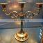Wedding Candle Holder Centerpieces Candelabra Metal 3 Arms Candle Holder For Home Decor