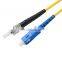 3meters SC UPC ST UPC Simplex Single mode G652D cordon de raccordement en fibre Fiber Jumper st fiber optic patch cord