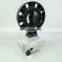 dual valve muffler electric exhaust 24v dc electric actuator pvc valve butterfly valve