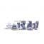 Blue and white Flower Series Chinese Dinner Plate Porcelain Home Decor Vase Jar Dinnerware Set and Tea Set