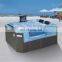 outdoor luxurious whirlpool massage bathtub, jaccuzi spa tub