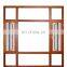 Double tempered glass thermal break casement  aluminum window