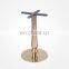 Table Base Luxury Round Marble Furniture Restaurant Coffee Dining Chrome Tulip Modern Metal Stainless Steel Gold Table Base