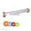 Hot selling Stainless steel Roller Dough Rolling Pin, Removable Adjustable Thickness Rings