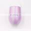 Hangzhou Watersy Colorful Outdoor Egg Shaped Powder Coating 12oz vacuum water insulated bottle travel mug tumbler with lid