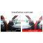 Auto Parts 15-20 for Toyota Tacoma A-pillar Interior Stickers Real Carbon Fiber (soft) 2-piece Set