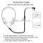 Newest electronics gadgets wholesale male to male 3.5mm audio stereo car aux cable