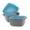 Kitchen Multi-Function Drain Basket For Cleaning,Draining and Double Layer Storing Fruits and Vegetables drain basket