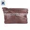 Silver Antique Fitting Swiss Cotton Lining Material Genuine Leather Sling Bag for Women at Wholesale Price