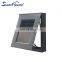 Superhouse waterproof hurricane aluminium reflective grey glass chain winder awning window