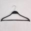 Adult non-slip black plastic hangers with clips for clothes economic durable windproof swivel rack