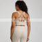 Hot Sale Fashion Sexy Strappy Cross Beauty Back Gym Fitness Sports Bra Nude Feeling Shockproof Workout Training Wear For Women