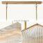 Modern Crystal Glass Rod Pendants Multi-Layer Chandelier Lighting Fixture For Living Dining Room Kitchen Island Foyer Lobby