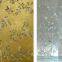 Gold foil and silver foil wallpaper