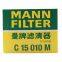 Original Genuine MANN Fahrerhausfilter, Automotorfilter C15010M 4GD133843A für Audi