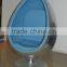 replica wholesale fiberglass blue color cashmere Eero Aarnio Oval ball chair/space chair/bubble chair