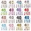 16/32/40Inch Number Digital Helium Foil Balloons Baby Shower Birthday Party Decoration Balloons Rose Gold Silver Numero Globos