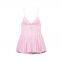 Novo vestido feminino de moda sexy para garotas modernas com decora??o de la?o no estilo europeu e americano da primavera/ver?o de 2025