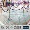Water resistant plastic slatted flooring