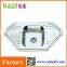 single bowl stainless steel kitchen sinks with double drain board H9550B