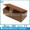 Brown PU leather unique cufflink box for gift